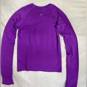 Lululemon long sleeve Swiftly Tech race length in Moonlit Magenta (size 4)